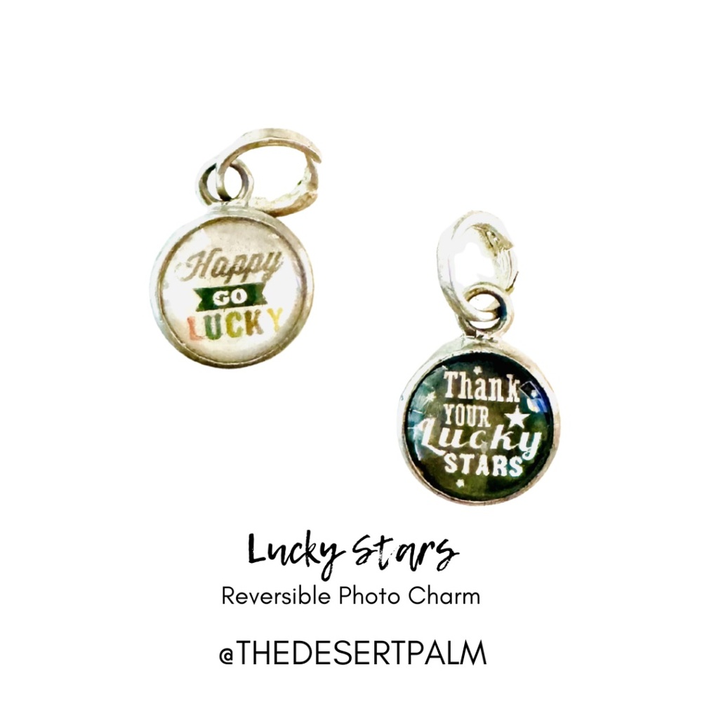 Lucky Reversible Charm | Inspirational Double-Sided Pendant